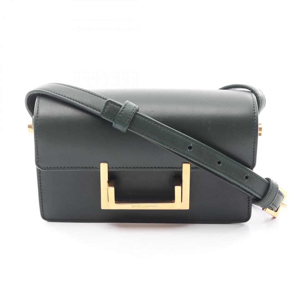 Saint Laurent Paris Loulou Shoulder Bag Leather Green